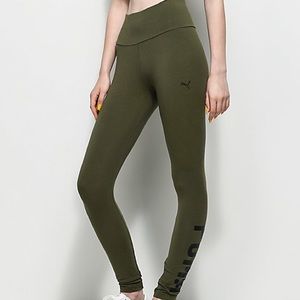 Puma olive green legging Size M
